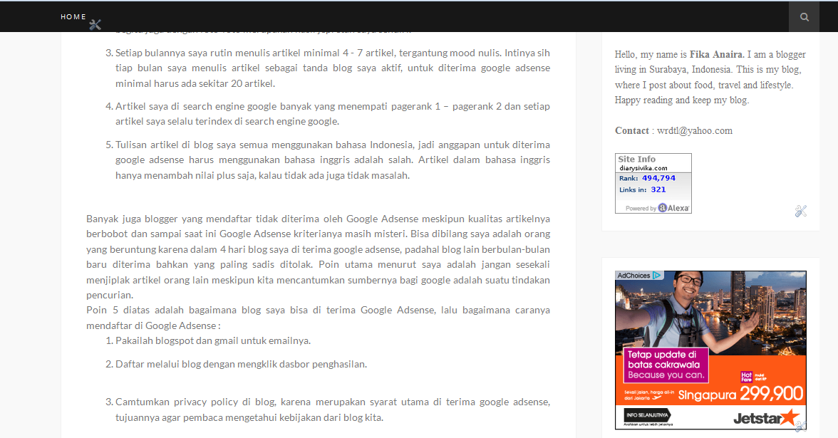 Website Bukan Blog: Membuka Pintu Pendapatan dengan Google Adsense
