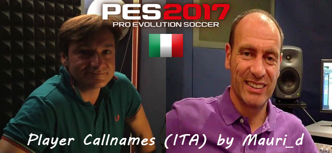 Update PES 2017 PC Player Callnames for Italian Commentary Update PES 2017 PC Player Callnames for Italian Commentary