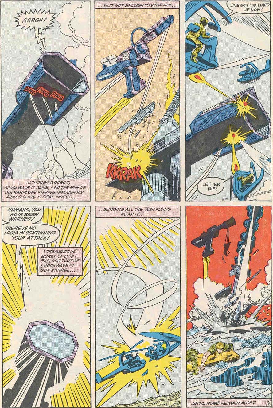 Read online The Transformers (1984) comic -  Issue #6 - 7