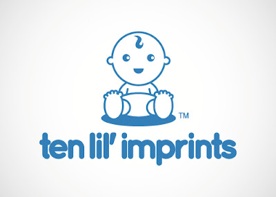 Ten lil' imprints logo design