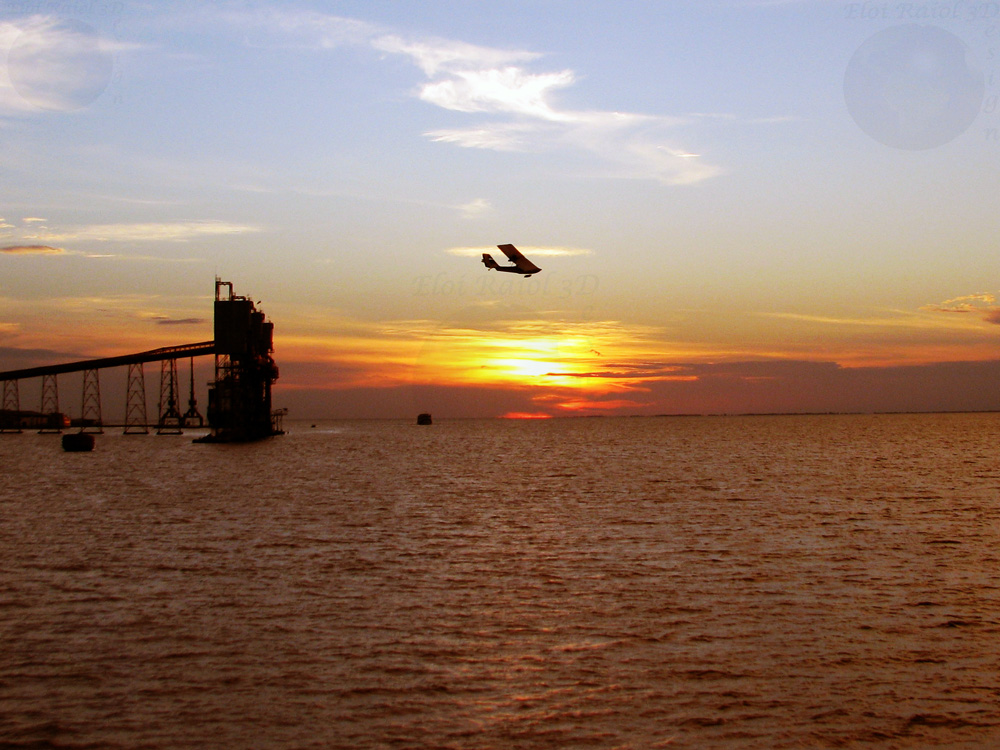 Por do Sol no oeste do Pará
