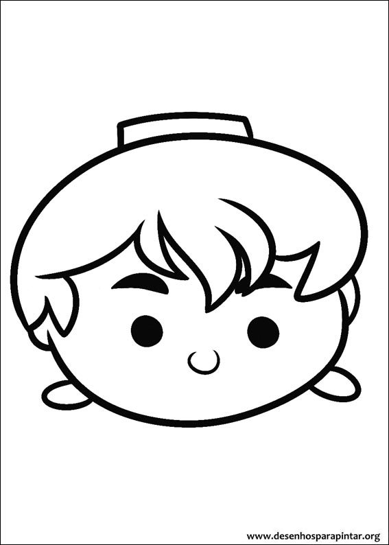 Coloring pages for kids free images: Disney Tsum Tsum free 