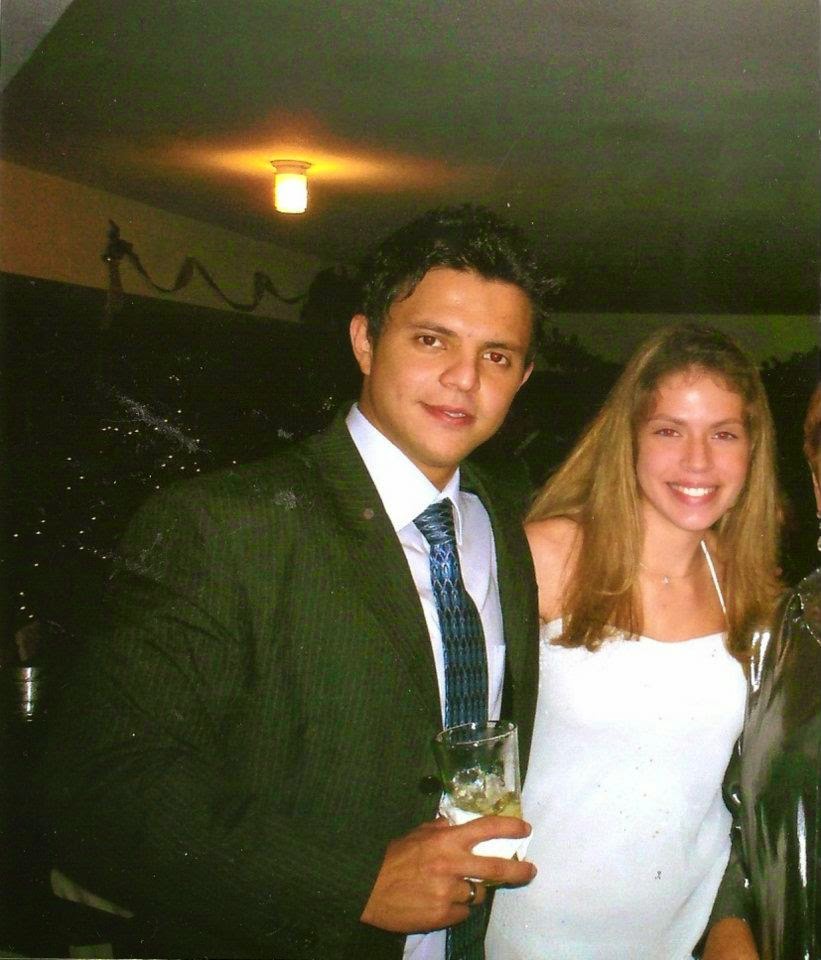 Ricardo Sanchez con Adriana.