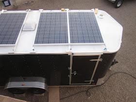 Stealth Camper Trailer Conversion : Solar System 4 24 volt 235 watt MX