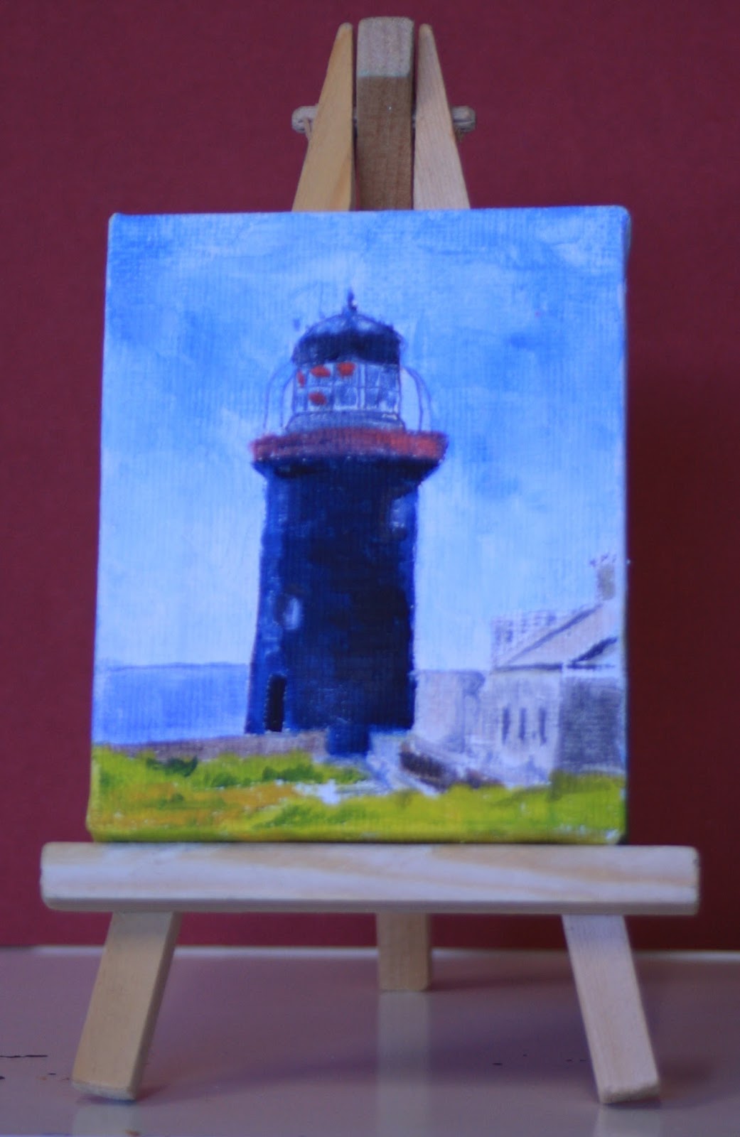 The Art of Phil Davis An Original Miniature Oil Painting for €20.00
