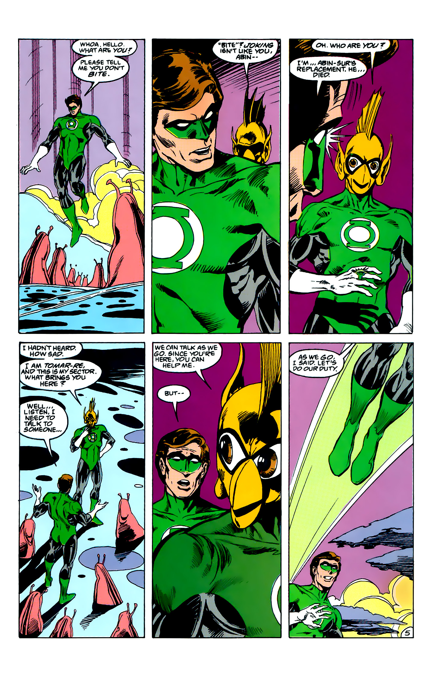 Read online Green Lantern: Emerald Dawn comic -  Issue #4 - 6