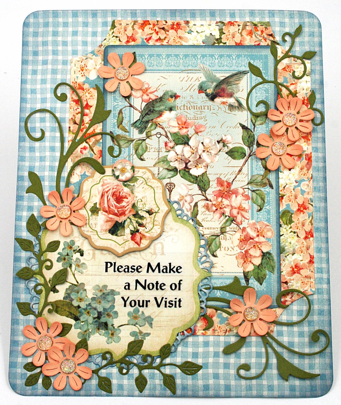 Floral Notebook Cover for a 3Ring Binder Cheery Lynn Designs