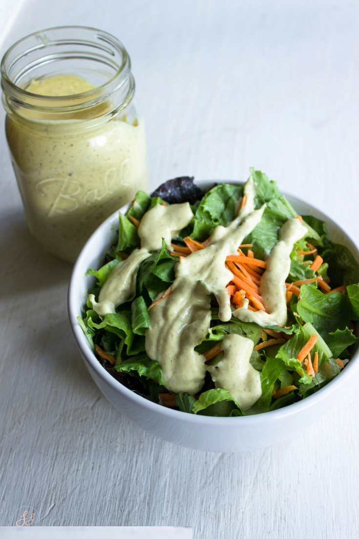Easy Vegan Caesar Dressing Simply Samantha