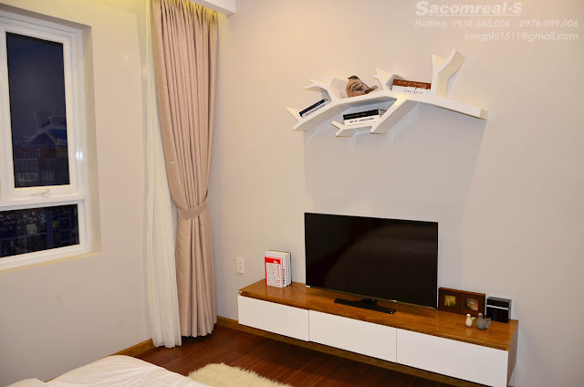 Hình ảnh phòng ngủ căn hộ mẫu 69m2 Jamona Apartment