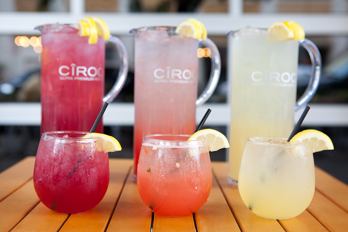 Recipe Cîroc Vodka Lemonades via 25 Degrees chicago foodie girl