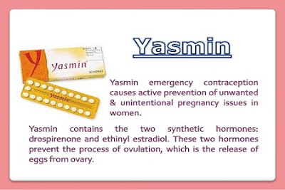 Yasmin dosing information birth control 