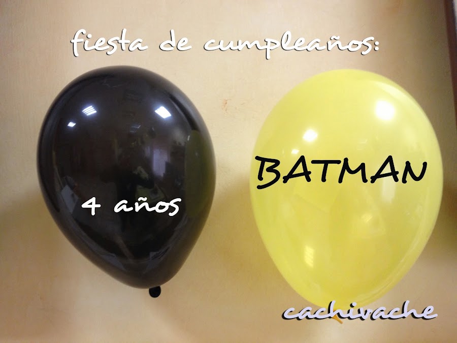 Fiesta de cumpleaños: Batman | Manualidades