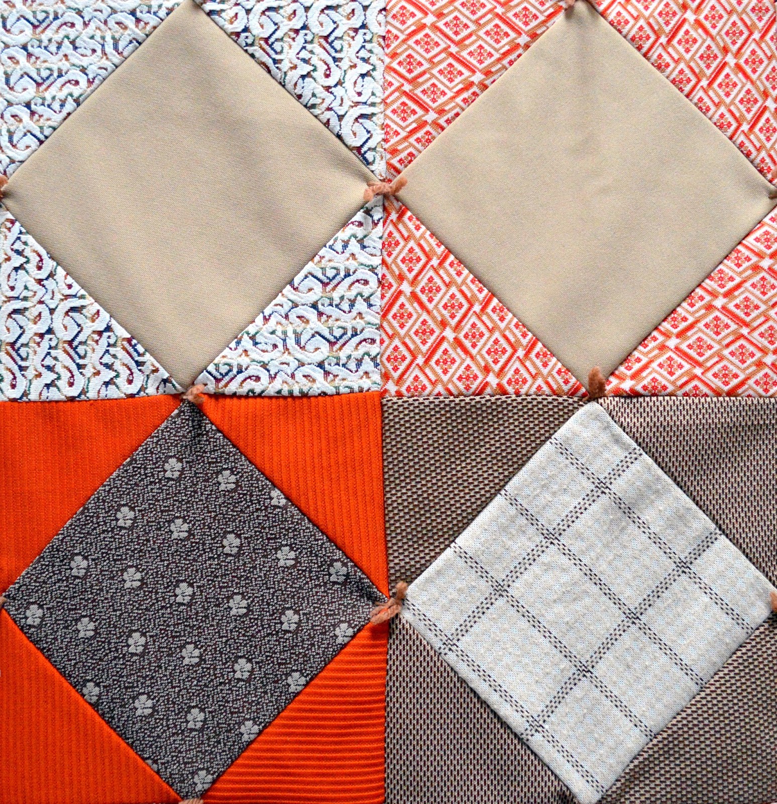 Wonkyworld earthy polyester quilt