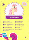 My Little Pony Wave 5 Sunny Rays Blind Bag Card