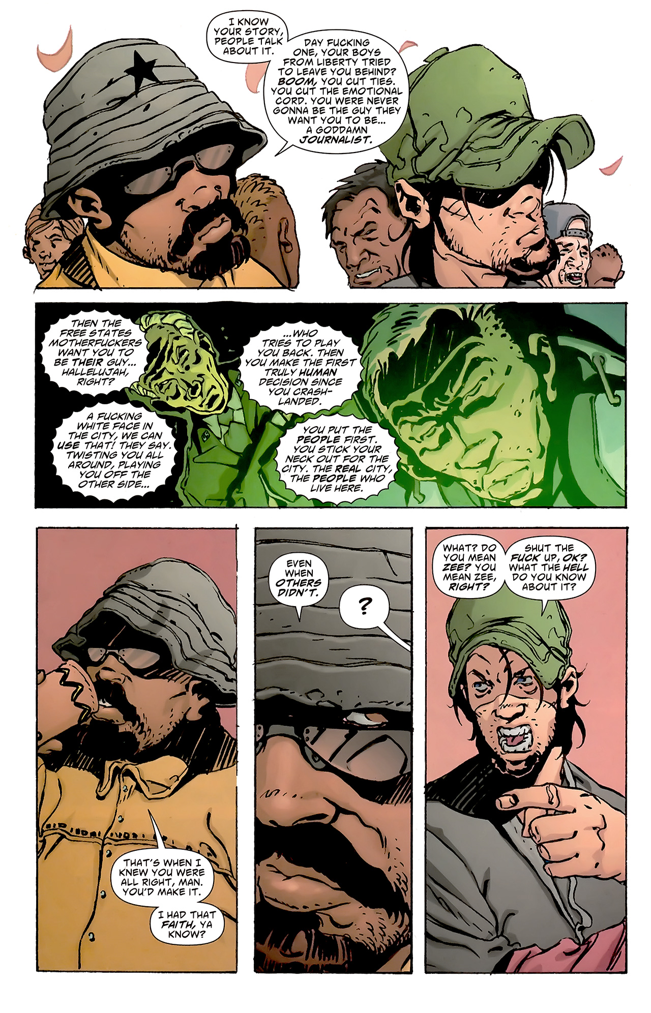 Read online DMZ (2006) comic -  Issue #30 - 16
