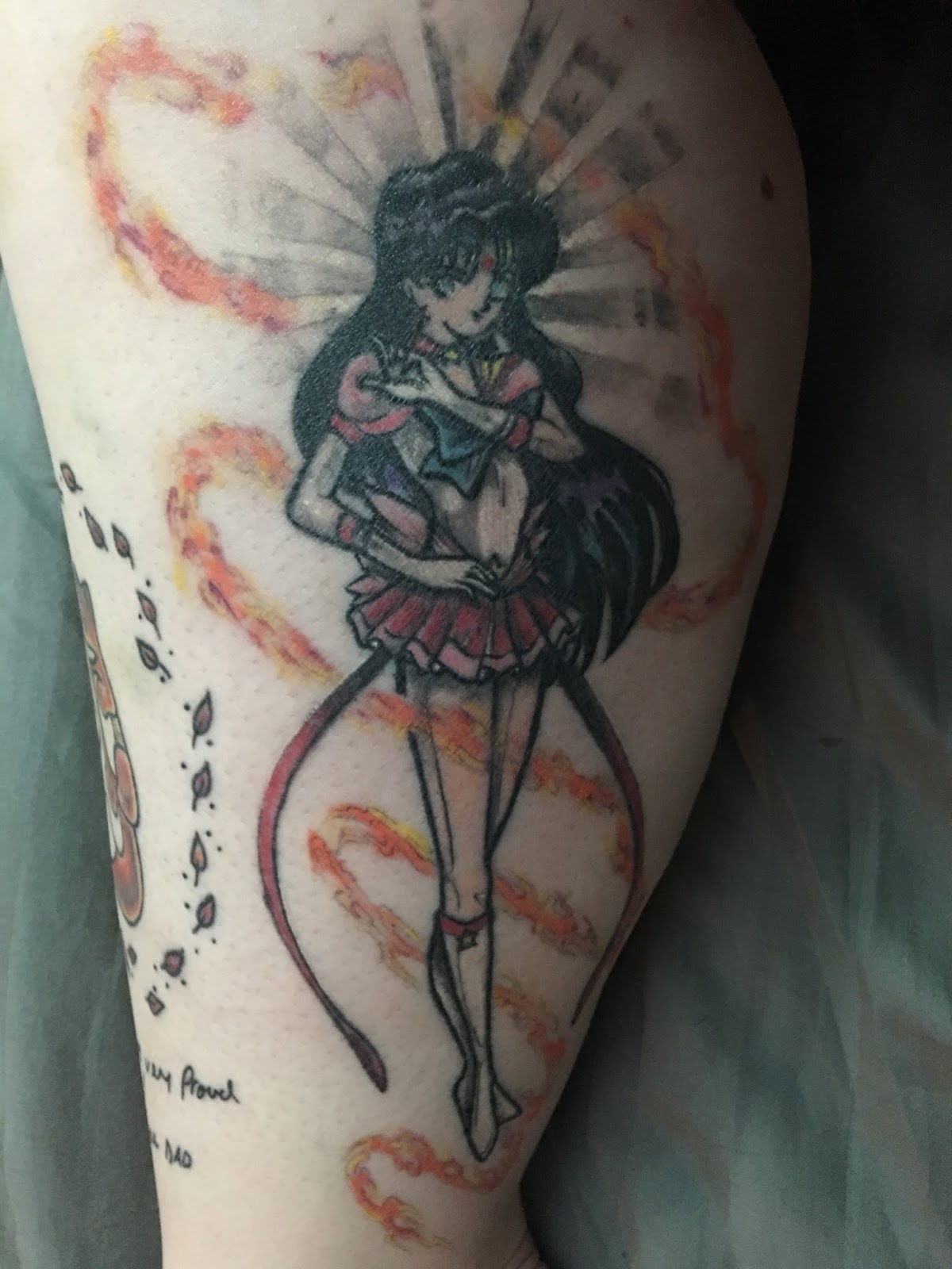 Sailor Mars And A Sugar Skull Tattoo 15 And 16 16 tattoo tattoos masculinas...