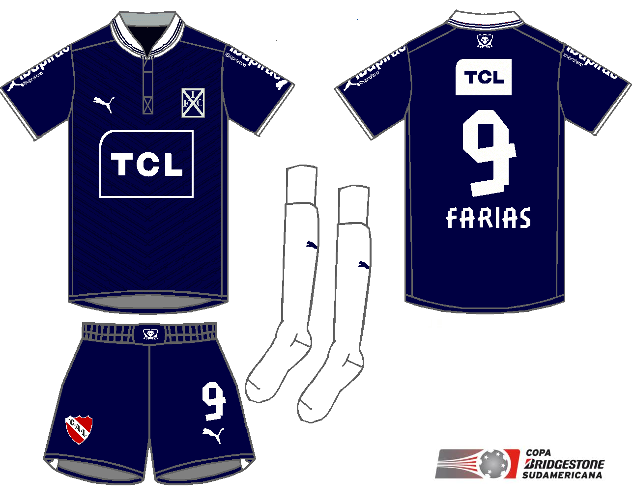 .. INDUMENTARIA DEPORTIVA Club Atletico Independiente (Copa Sudamericana)