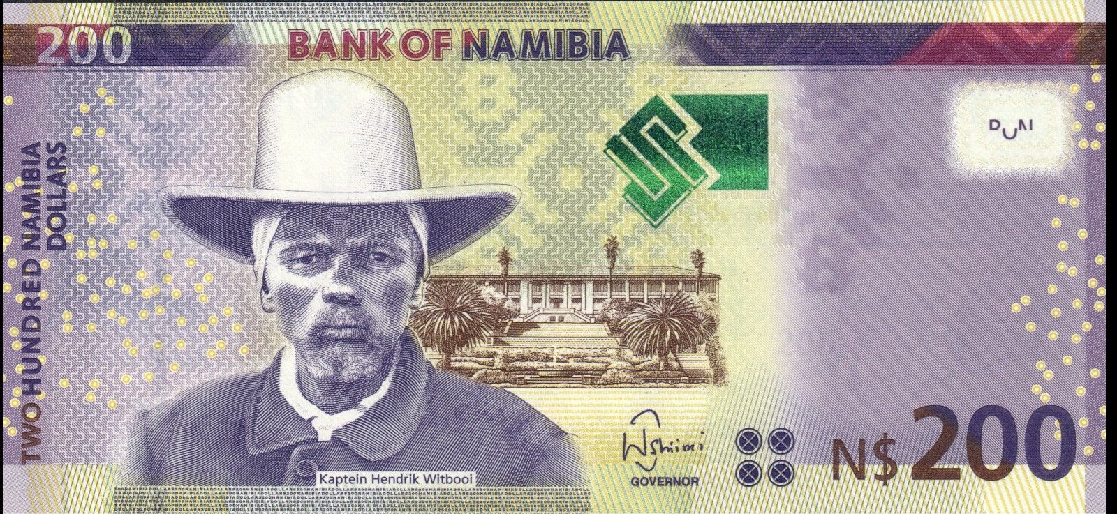 My Currency Collection Namibia Currency 200 Namibian Dollars banknote