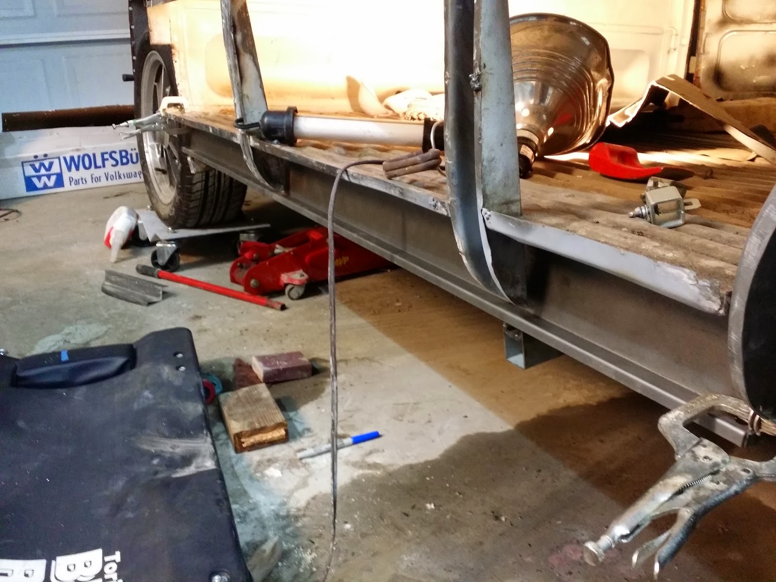 1957 VW Panel Bus Restoration September 2014