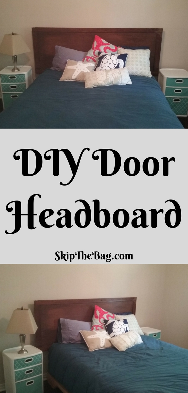 Skip The Bag DIY Door Headboard