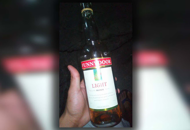 Pinoy Seafarers discovers a fake botlle of the Philippines liquor beverage Emperador light brandy in Taiwan