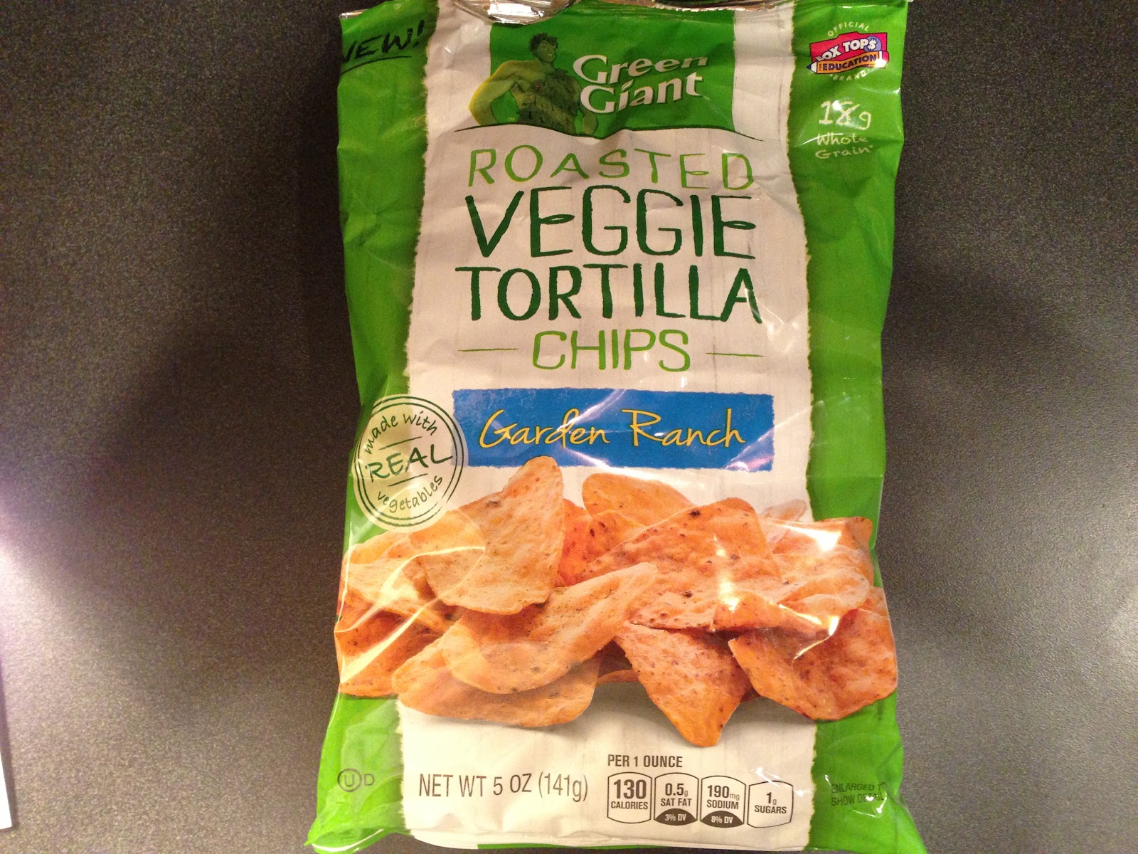 Crazy Food Dude Review Green Giant Garden Ranch Roasted Veggie Tortilla Chips