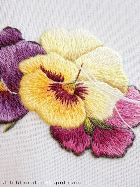Needle Painting stitch along: part 4