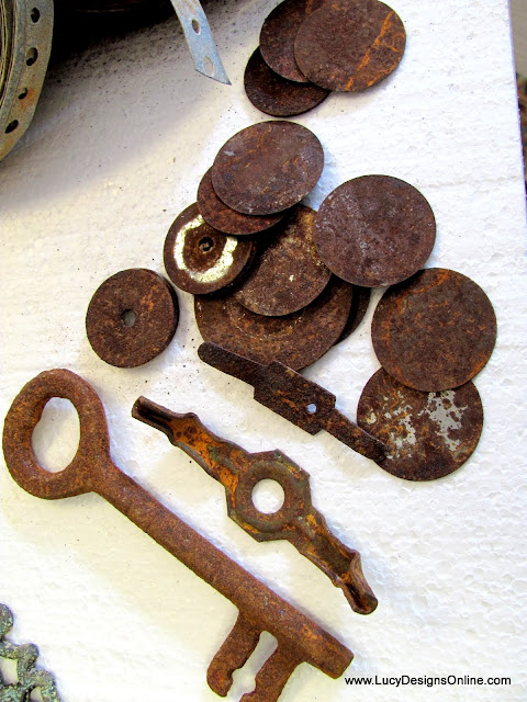 how to create rust metal washers
