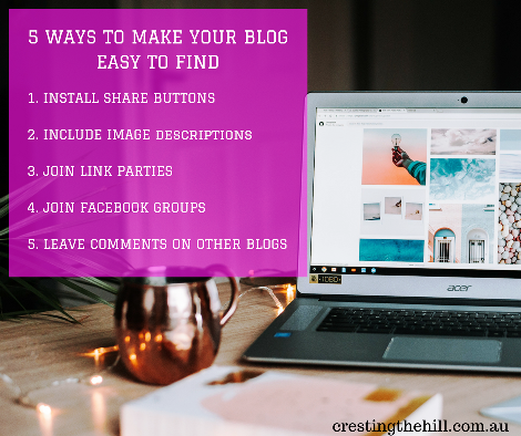 You've written a fabulous blog post - here are 5 ways to make it easier for people to find it.