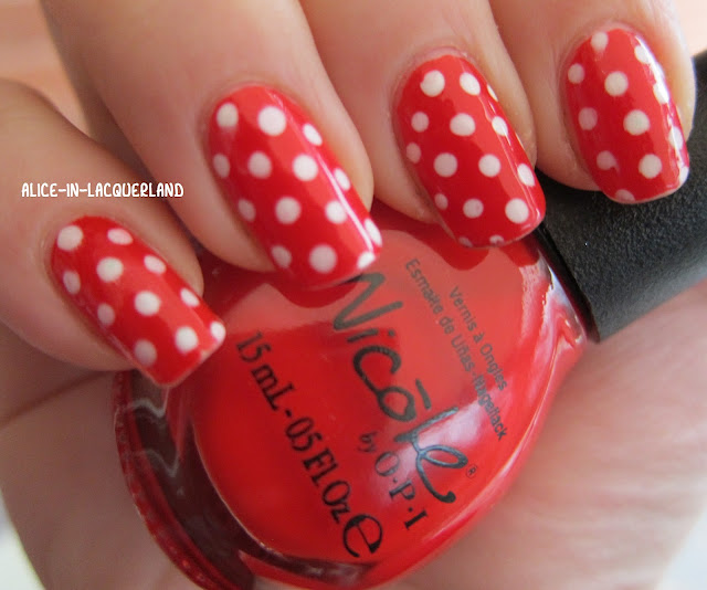 Alice in Lacquerland: Minnie Mouse Polka Dots