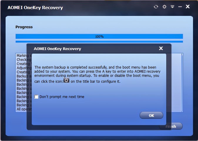 شرح كيفية عمل نسخ إحتياطي للنظام بأكمله وإستعادته في أي وقت أخر AOMEI OneKey Recovery