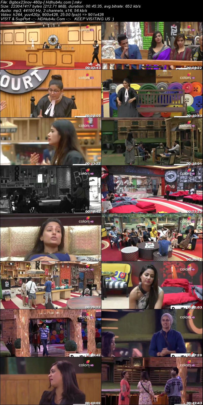 Bigg Boss S11E54 23th November 2017 HDTV 480p 200MB Download Bigg Boss S11E54 23th November 2017 HDTV 480p 200MB Download