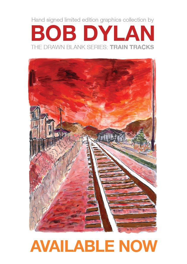 Castle Fine Art Castle Galleries Newcastle Bob Dylan, The Drawn Blank Series; Train Tracks Castle Fine Art Castle Galleries Newcastle Bob Dylan, The Drawn Blank Series; Train Tracks