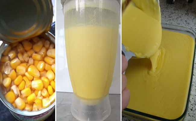 Curau de Milho em Lata Delicioso Curau de Milho em Lata Delicioso