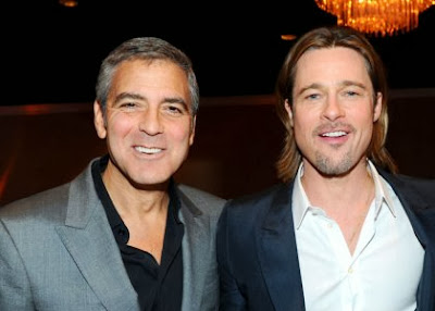 Pitt y Clooney en la obra de teatro gay Prop. 8