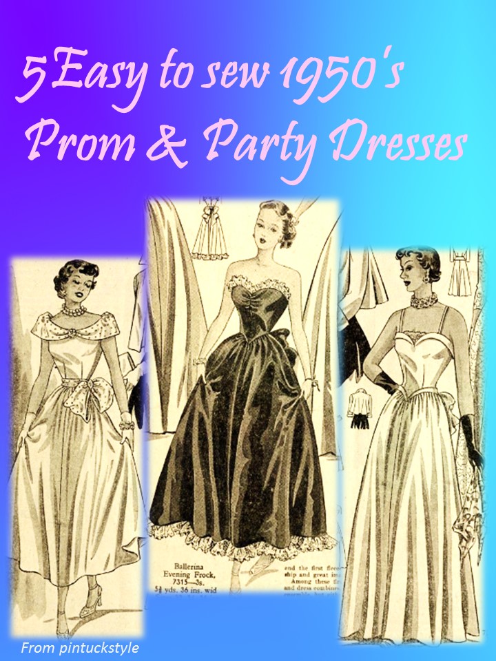 sew 1950's Prom and Party Dresses