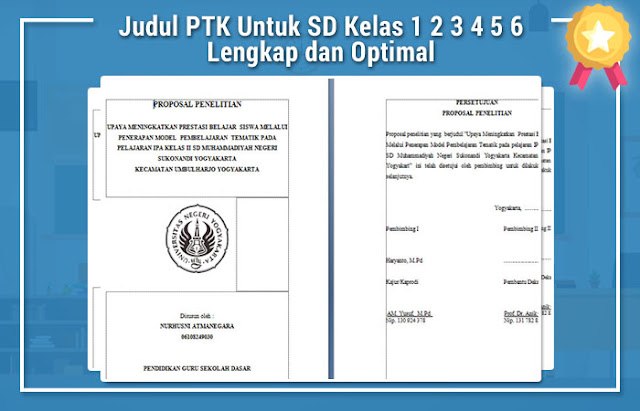 Judul Ptk Untuk Sd Kelas 1 2 3 4 5 6 Lengkap Dan Optimal