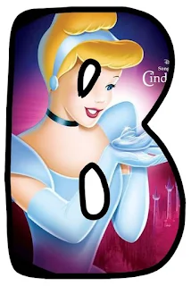 Cinderella with Shoe Abc. Abecedario de Cenicienta con Zapato.