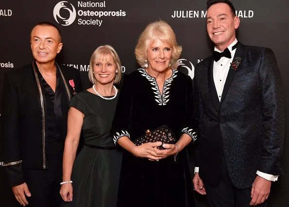 The Duchess of Cornwall attended the Julien Macdonald Fashion Show held for the benefit of National Osteoporosis Society at Lancaster House