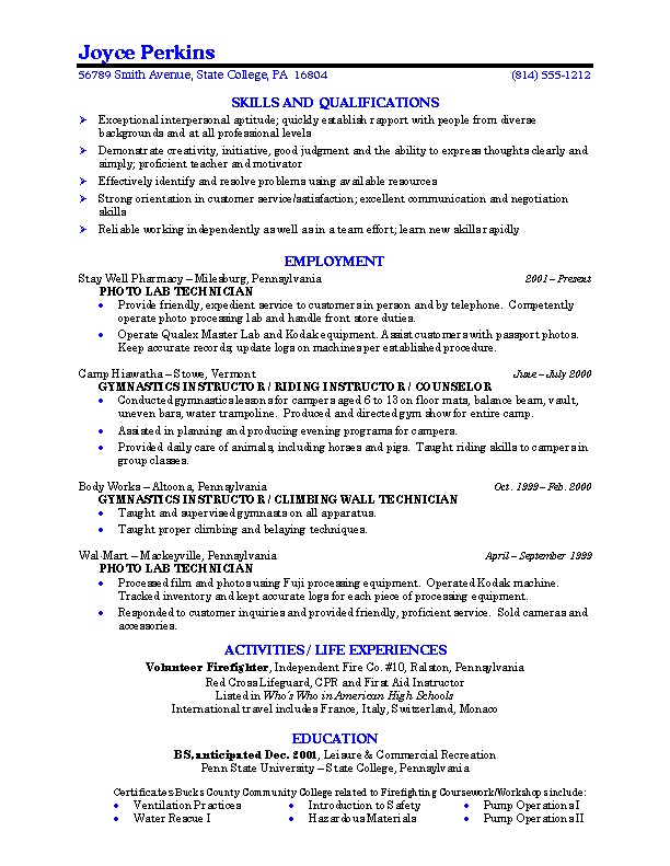 tips for a great resumes