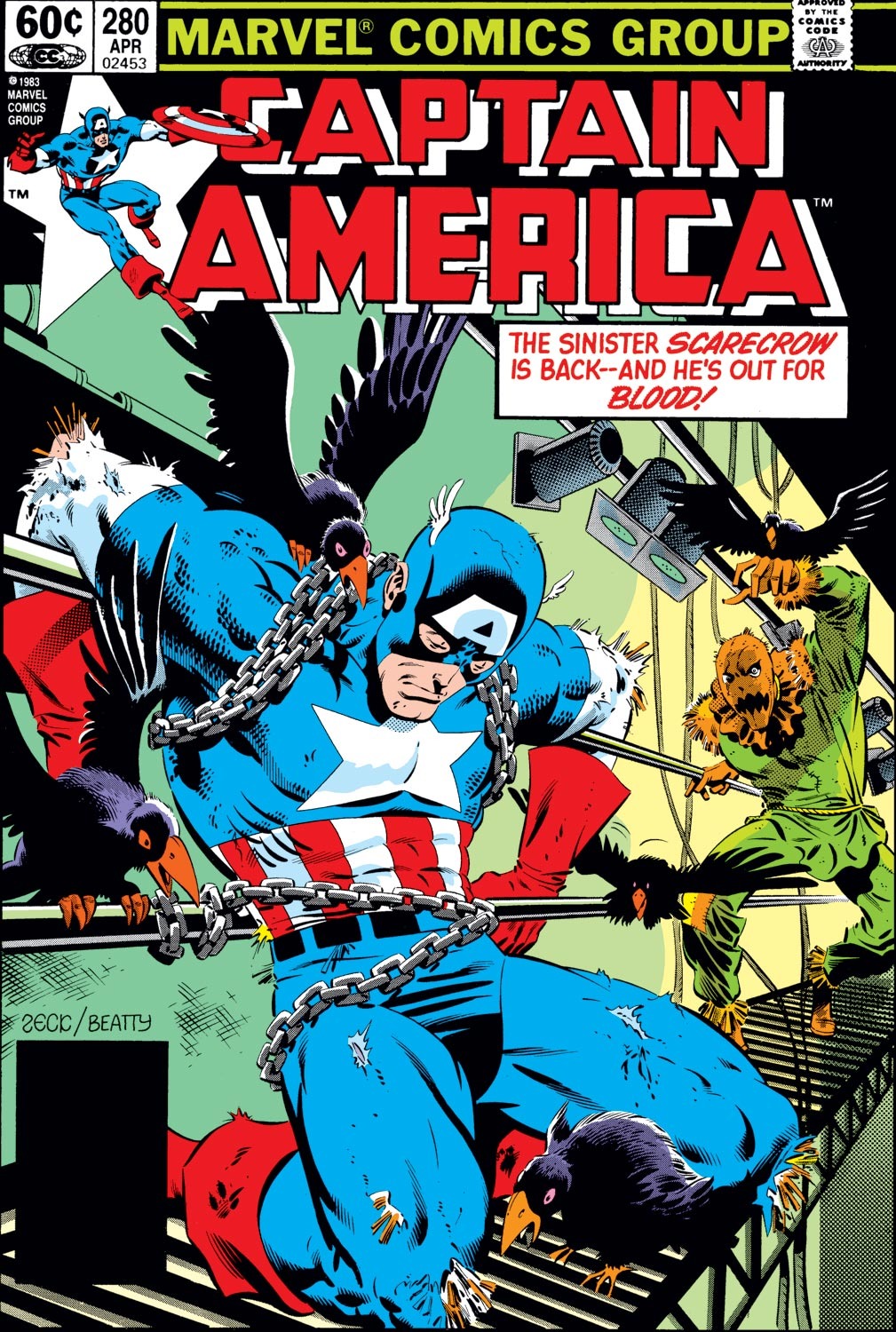 Captain America (1968) Issue #280 #196 - English 1