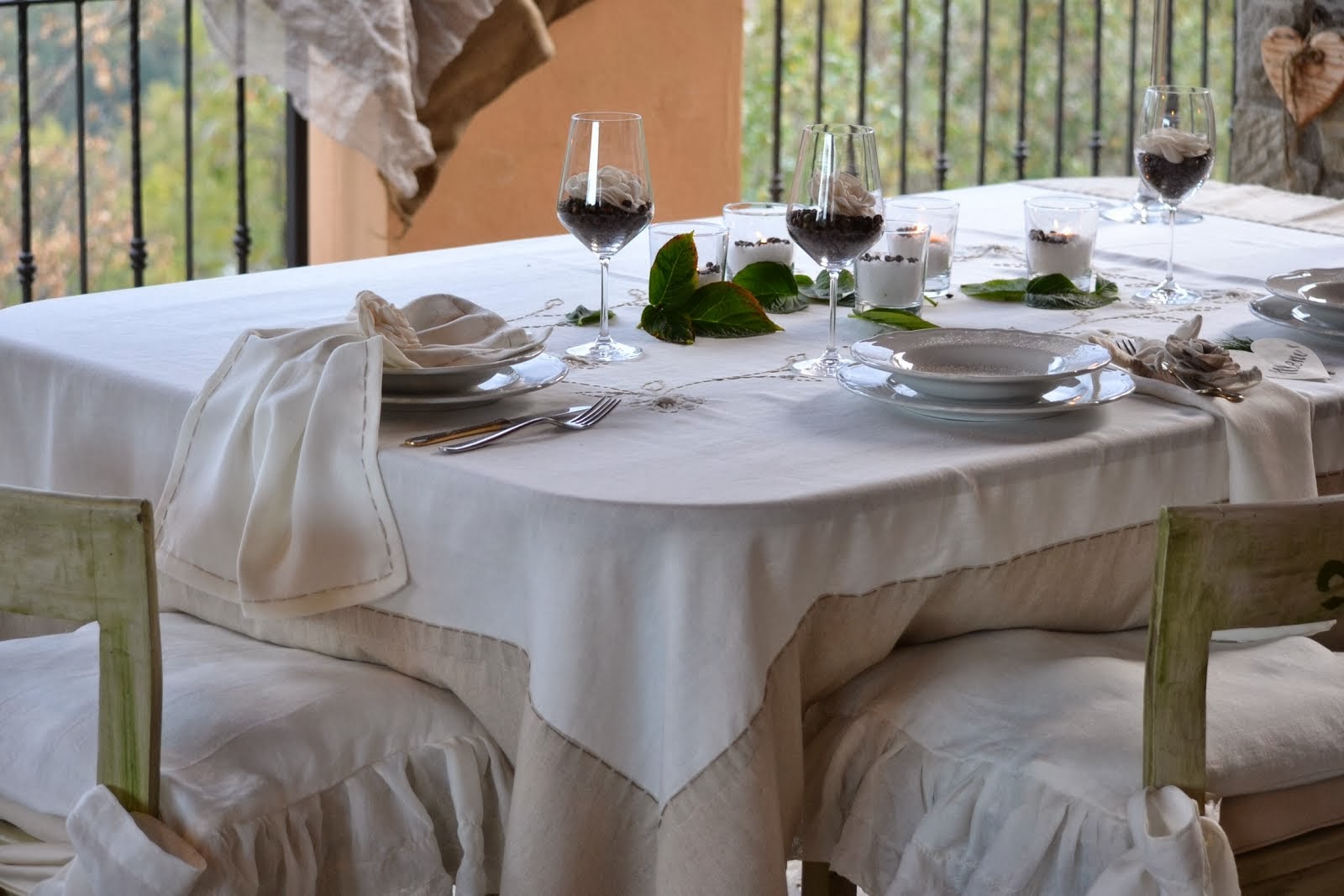 Pitalk Tenda In Misto Lino Naturale Per Cucina - 36x24 Cm, Leggera E Traspirante