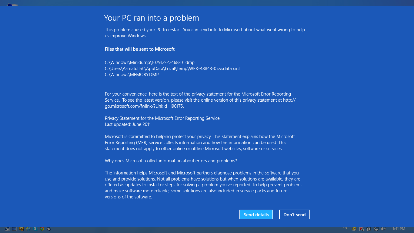 windows 10 crash with grainy blue screeny windows 10 crash with grainy blue screeny