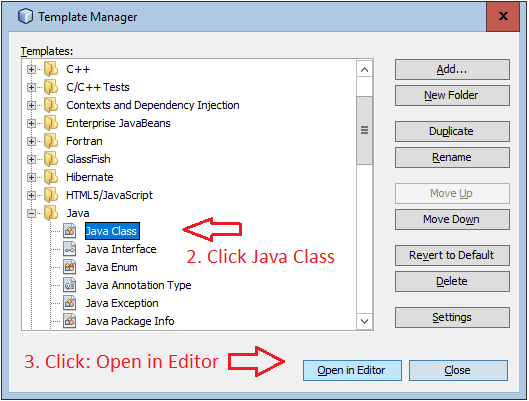 Setting Java File Template in NetBeans | Fariz Fadian