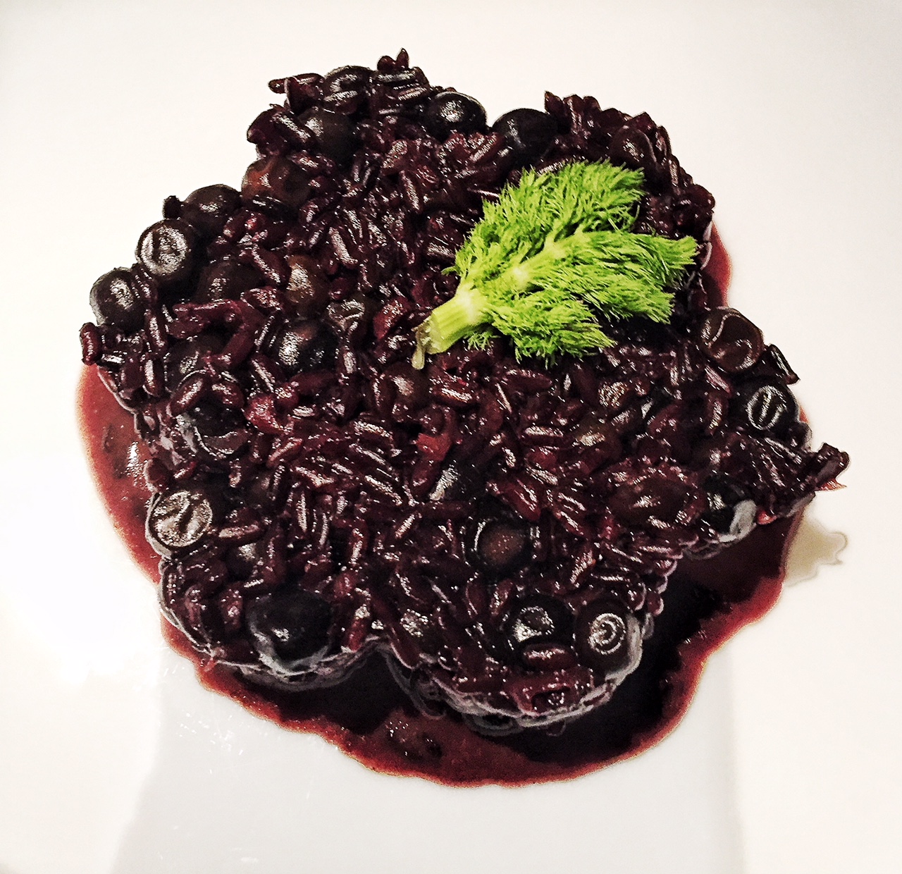 LA CUCINA PIEMONTESE RISO NERO VENERE AL CURRY E ROBIOLA