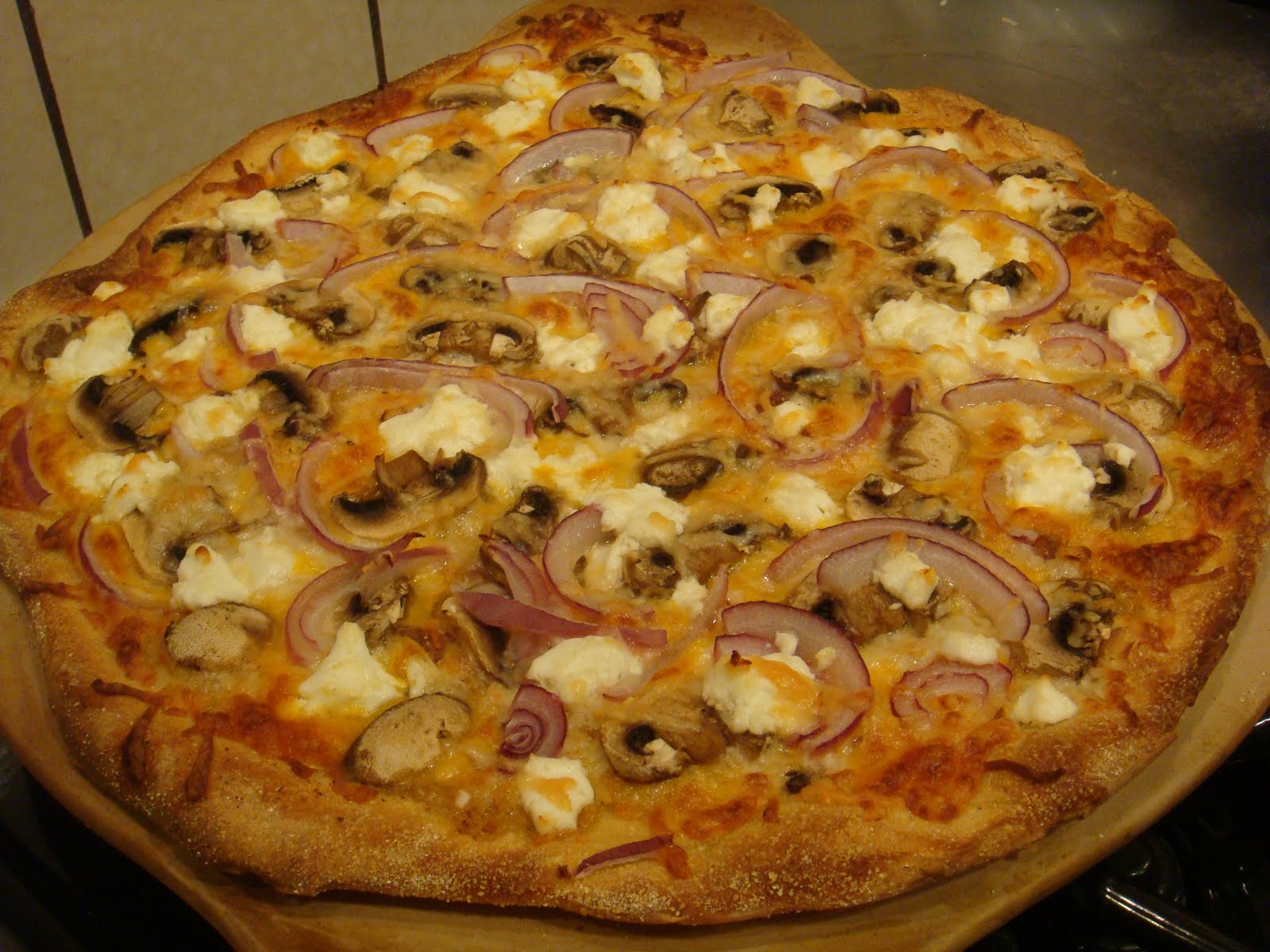 Gourmet Gibbs Goat Cheese Pizza