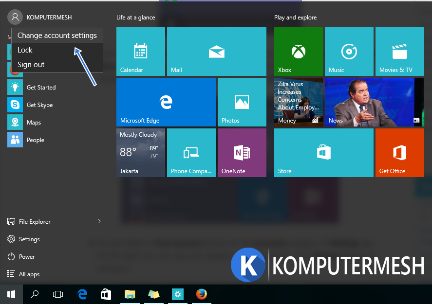 Cara Mengganti Foto Profile (Account Picture) Pada Windows 10