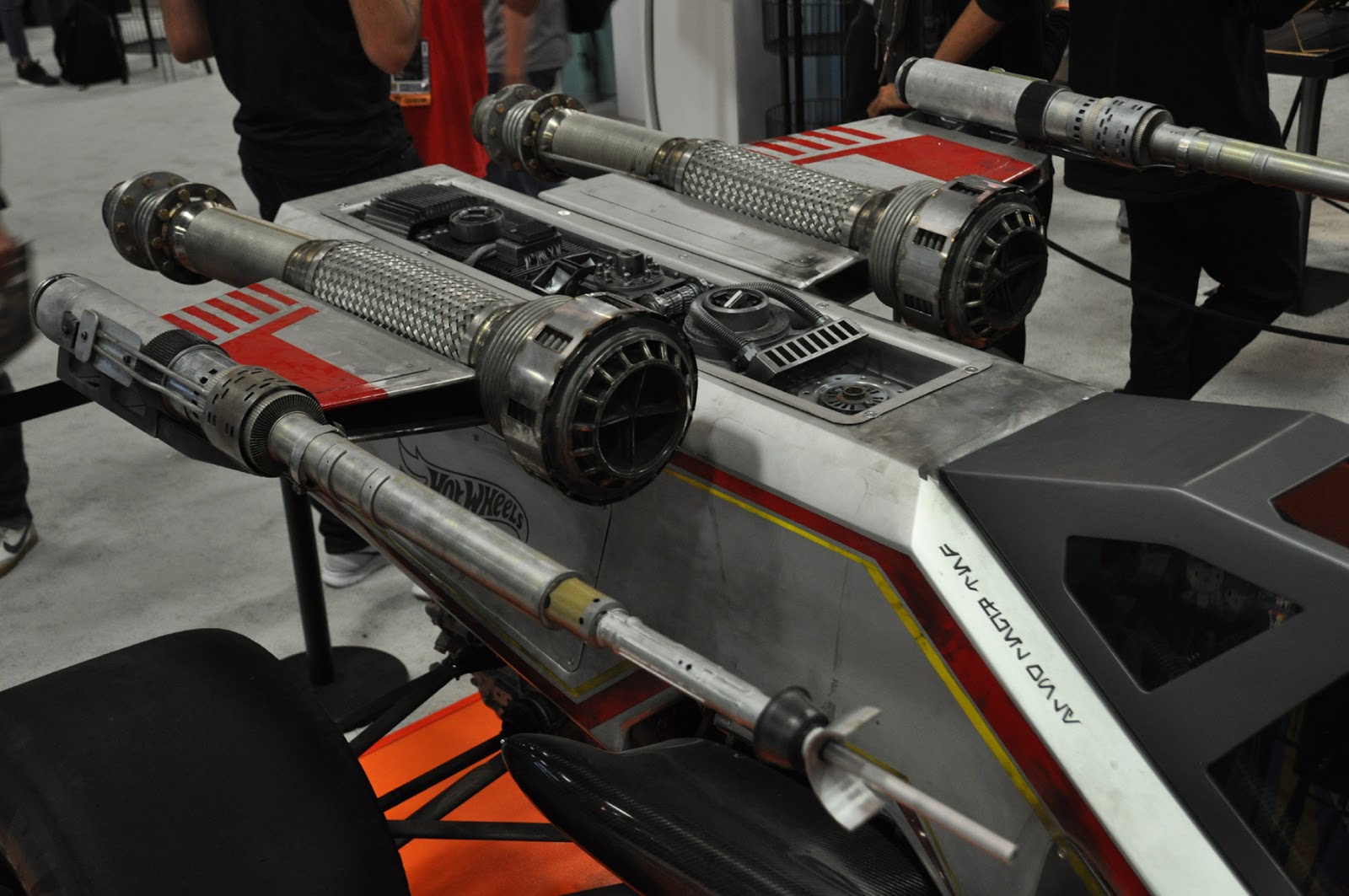 Just A Car Guy Hot Wheels built an XWing Carship