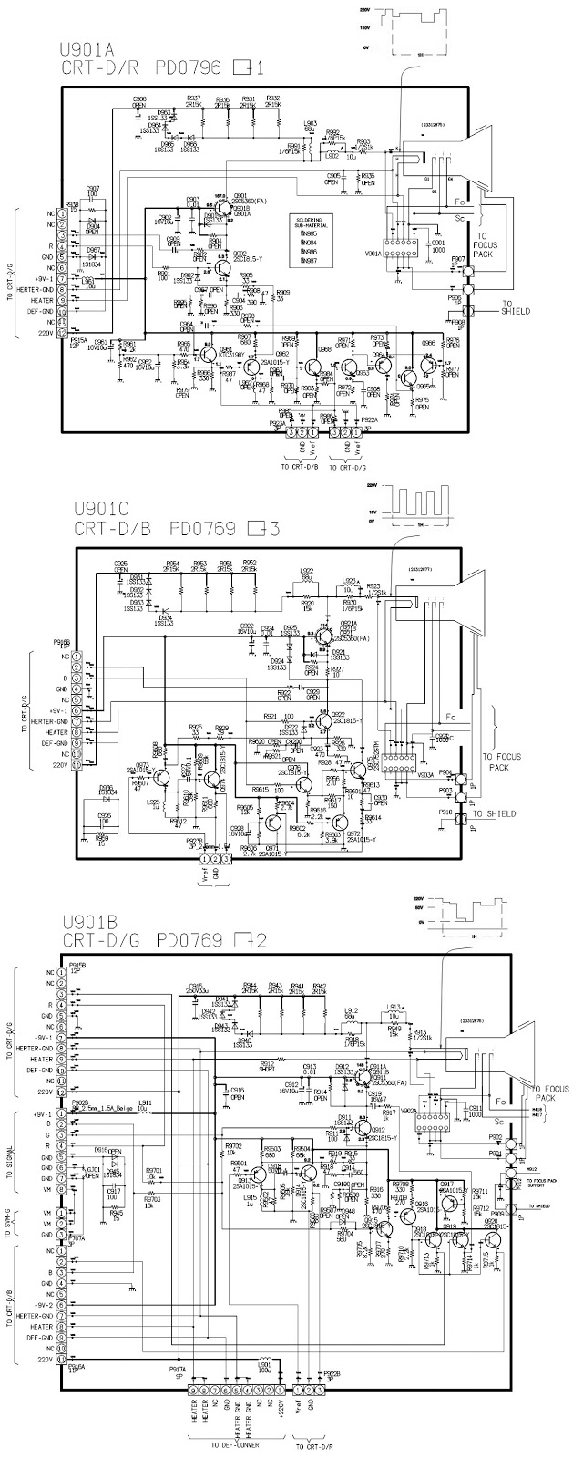 Master Electronics Repair    Toshiba 50 Inch Projection Tv