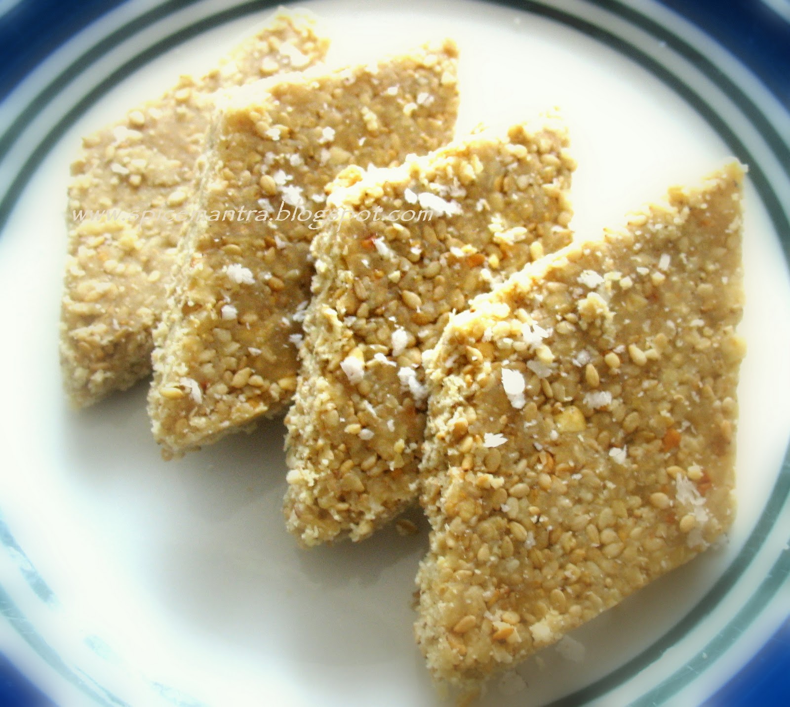 * Treat your tongue * Til Vadi Sesame Seeds Squares